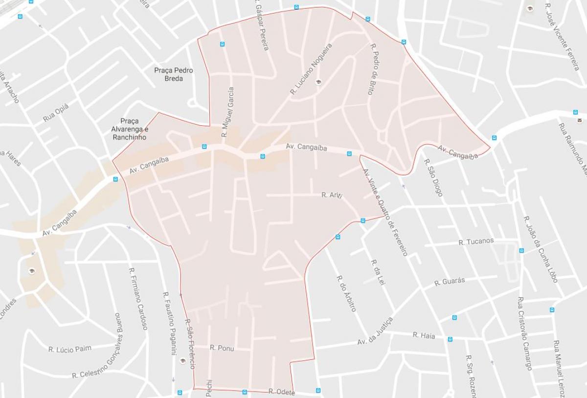 Mappa di Cangaíba São Paulo