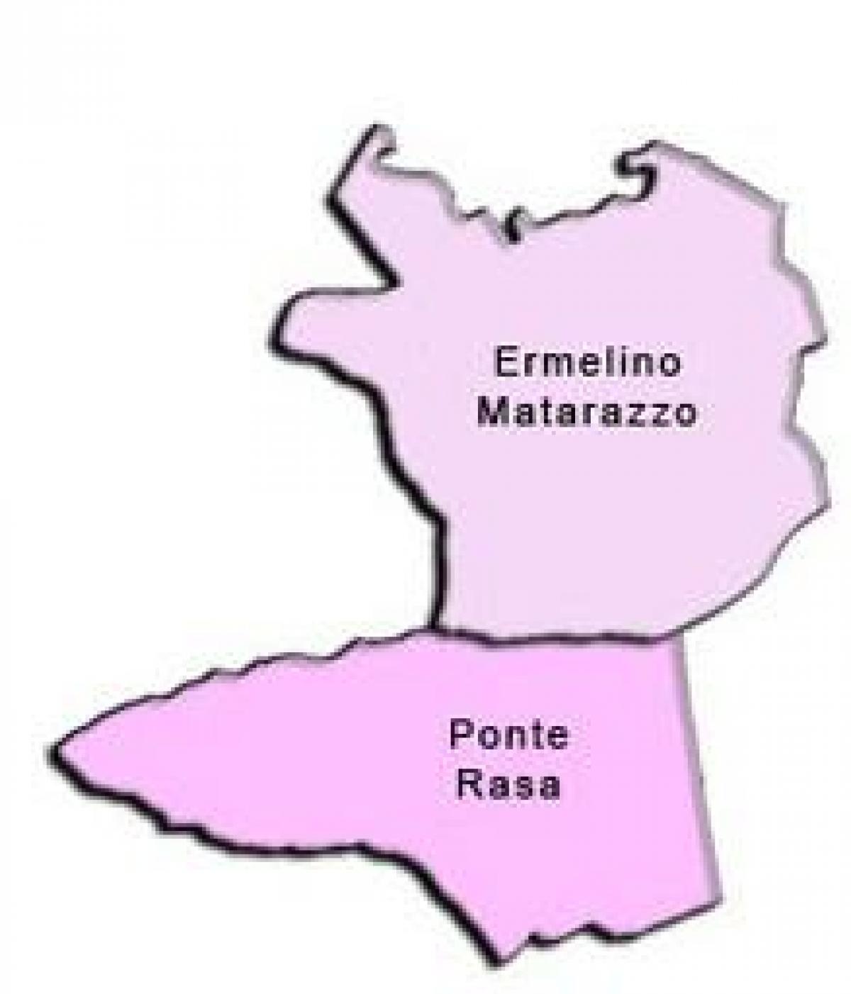 Mappa di Ermelino Matarazzo sub-prefettura