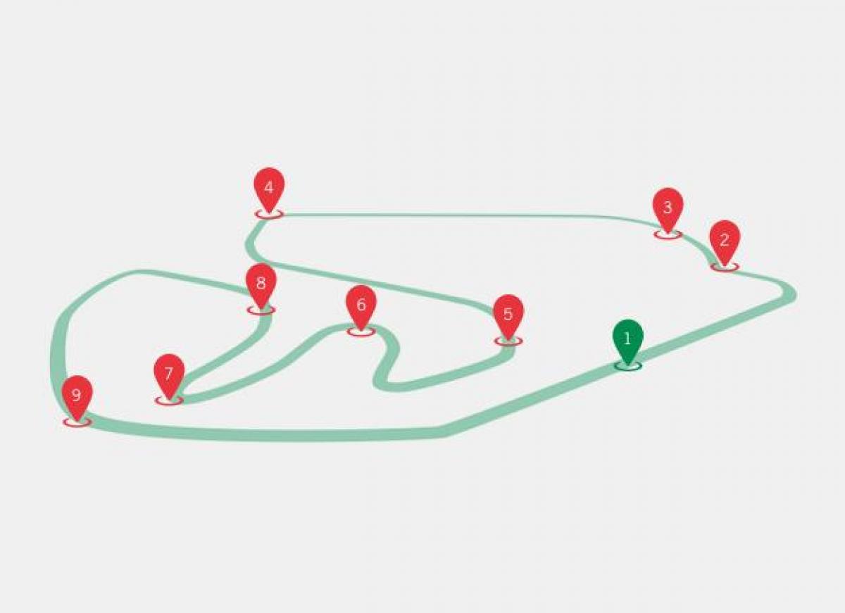 Mappa del GP del Brasile di F1