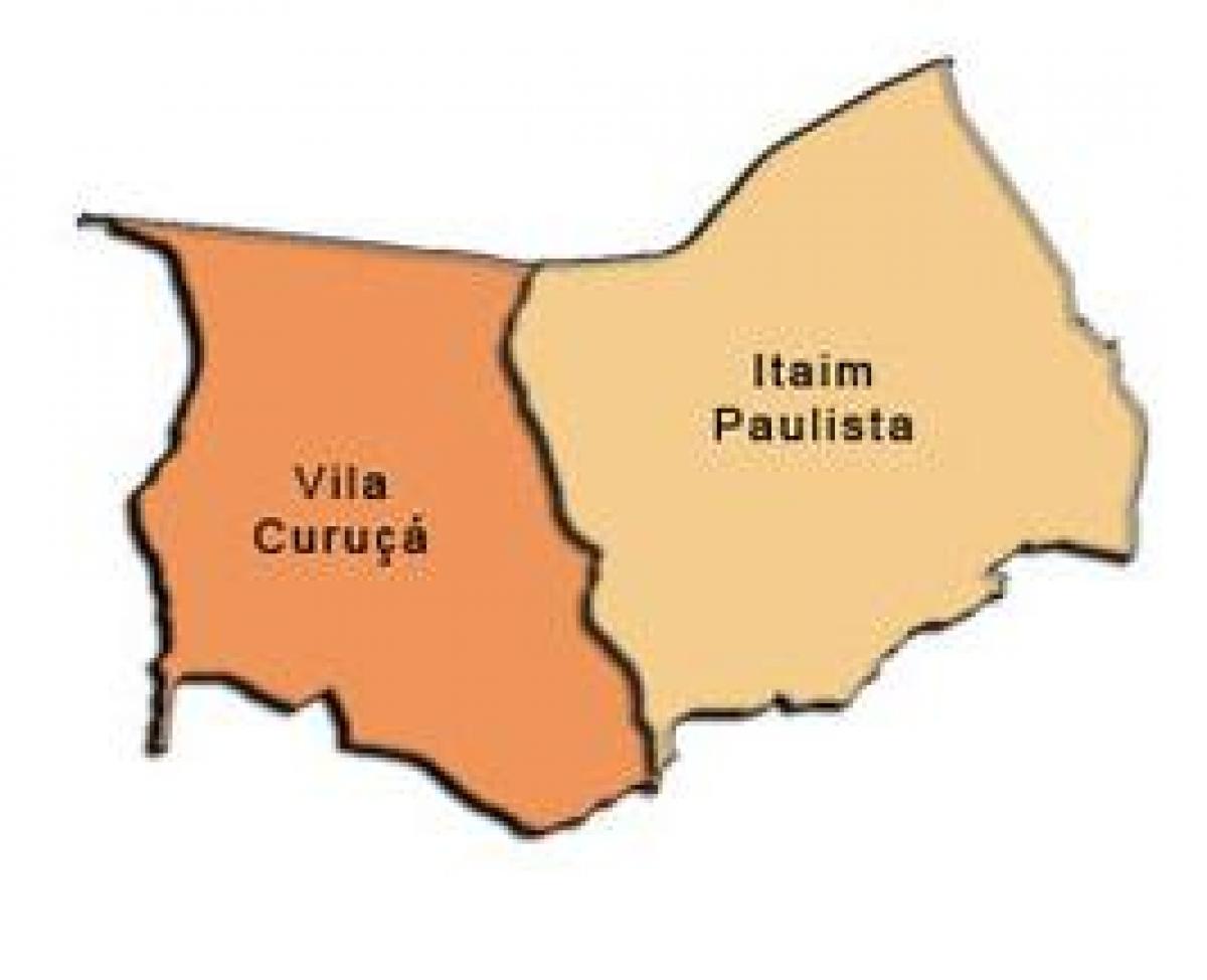 Mappa di Itaim Paulista - Vila Curuçá sub-prefettura