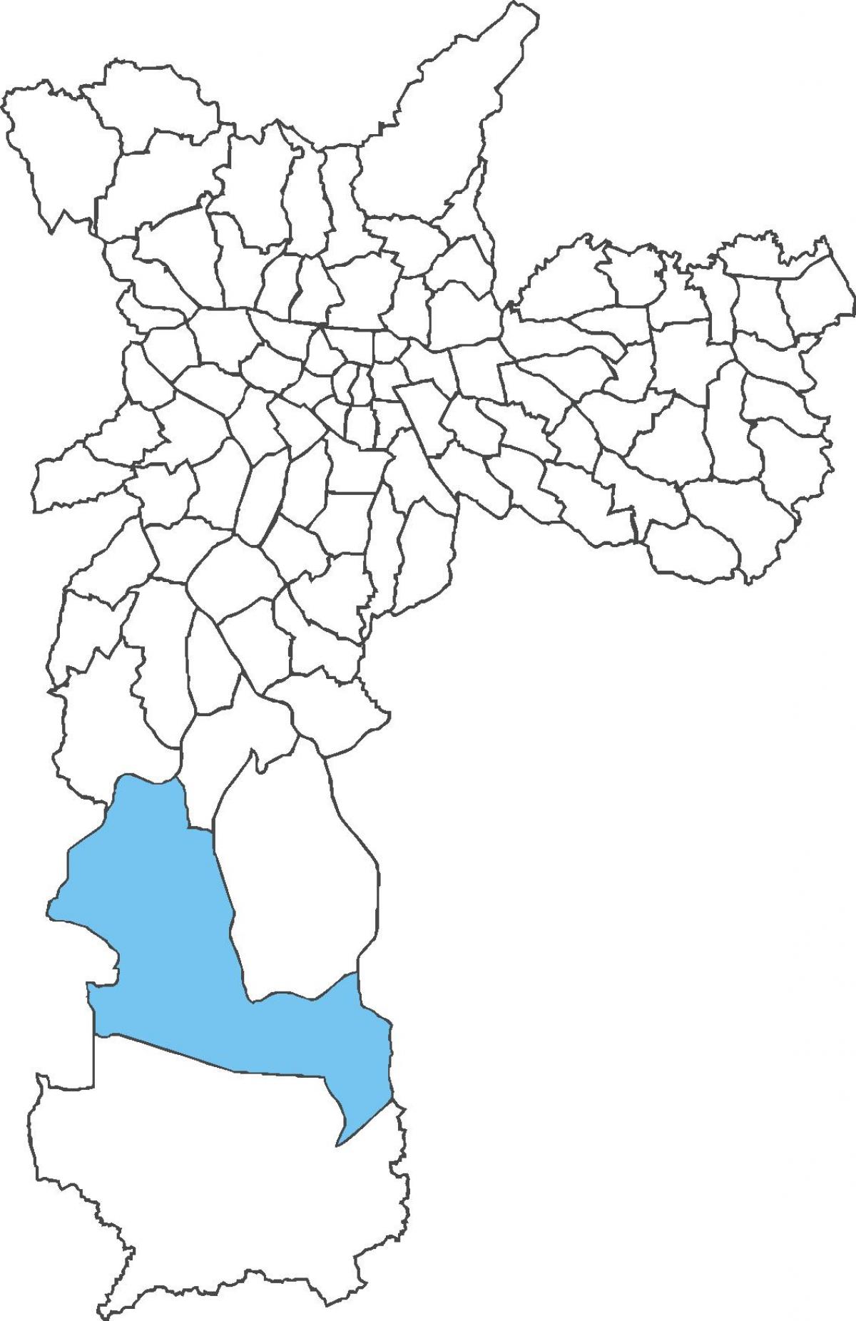 Mappa di distretto Parelheiros