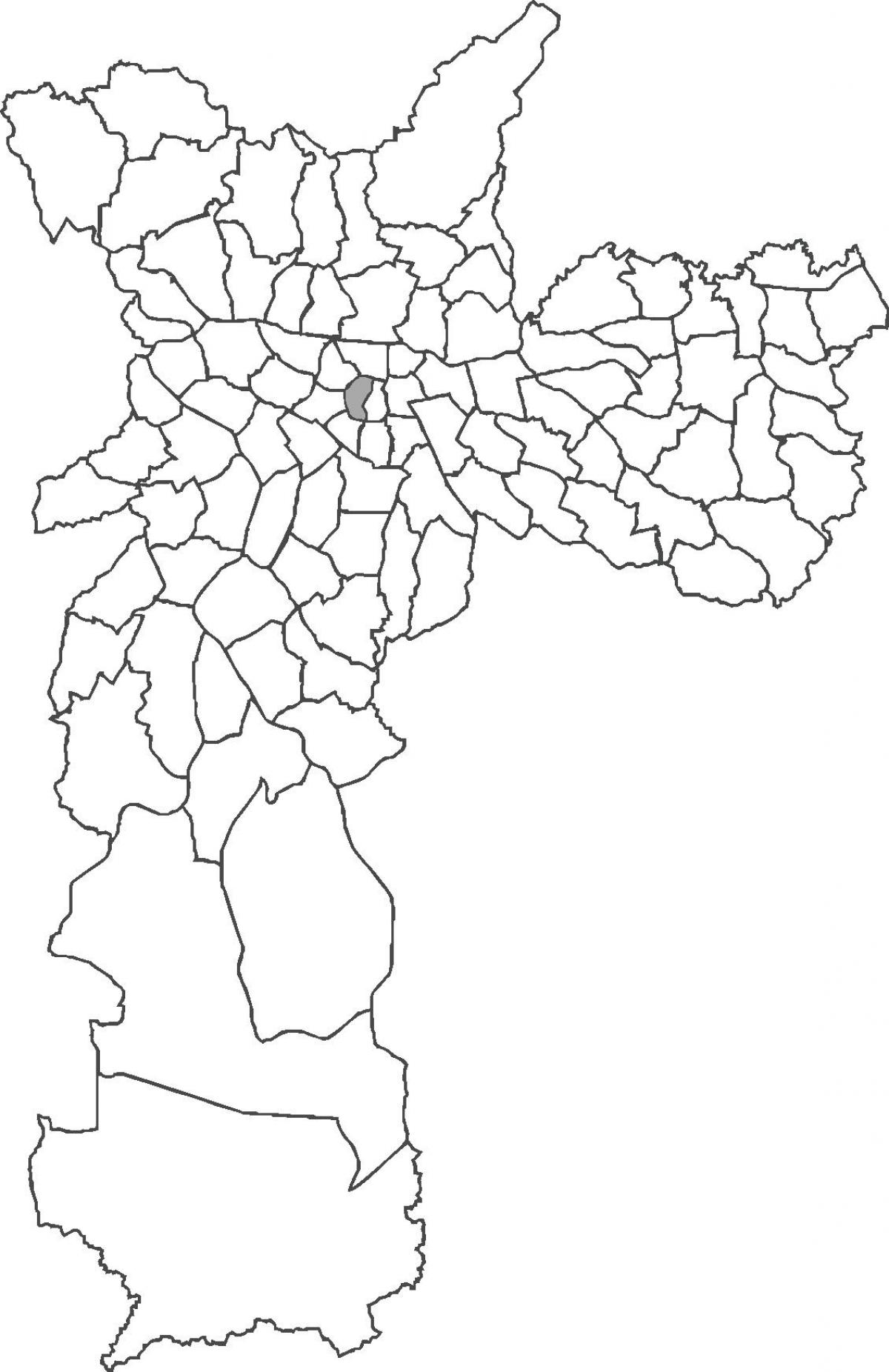 Mappa della República distretto