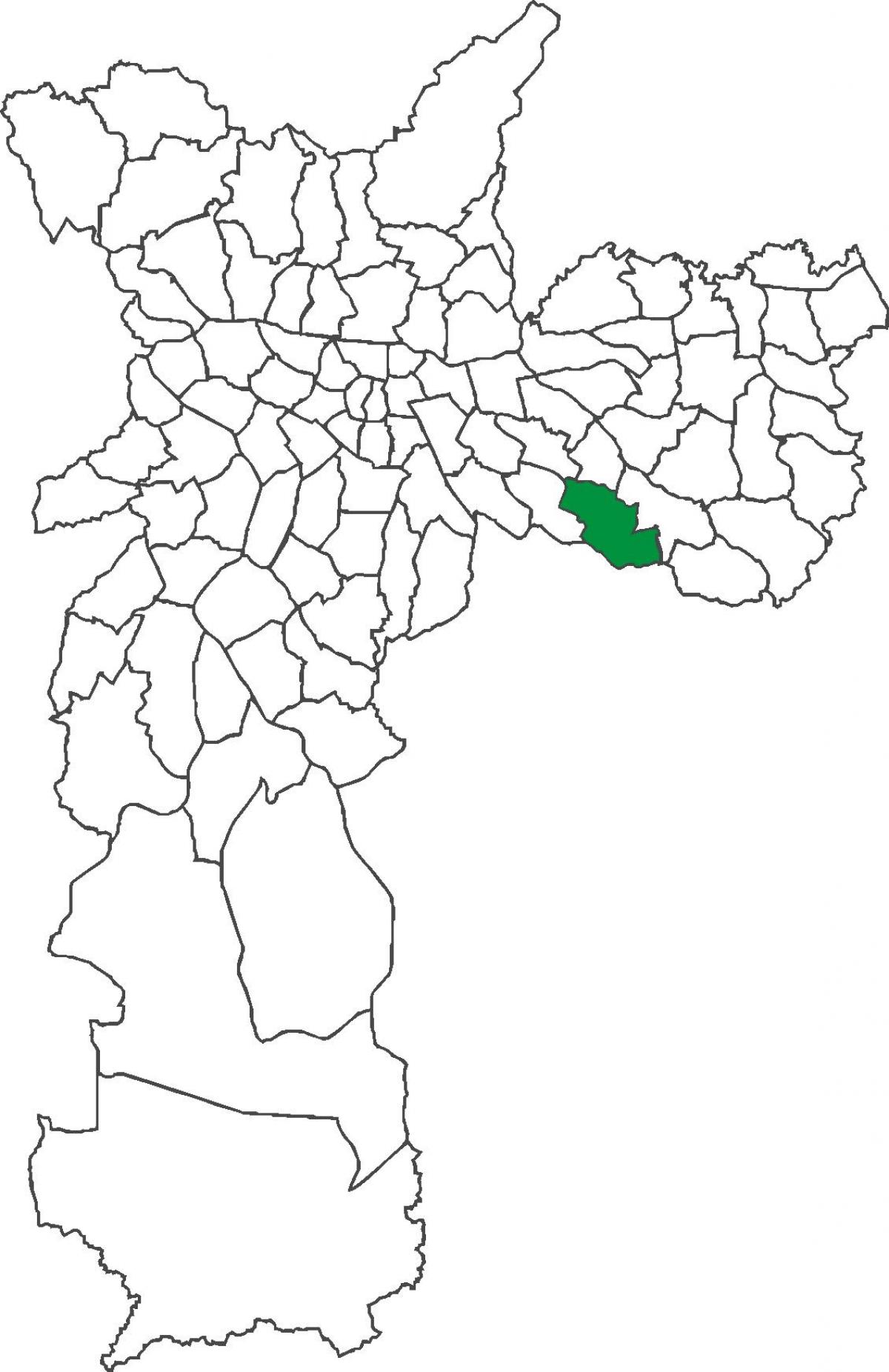 Mappa di distretto Sapopemba