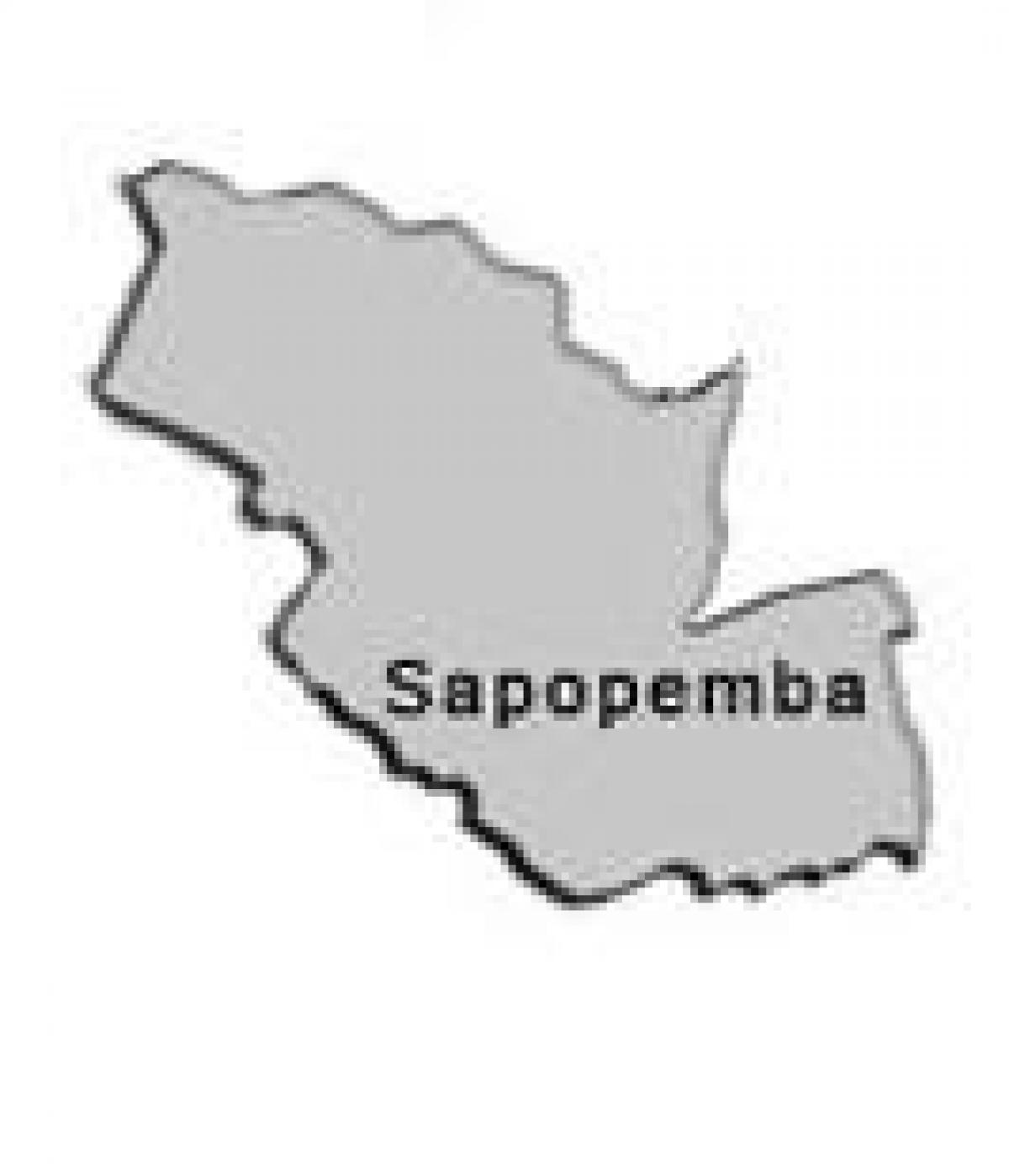 Mappa di Sapopembra sub-prefettura