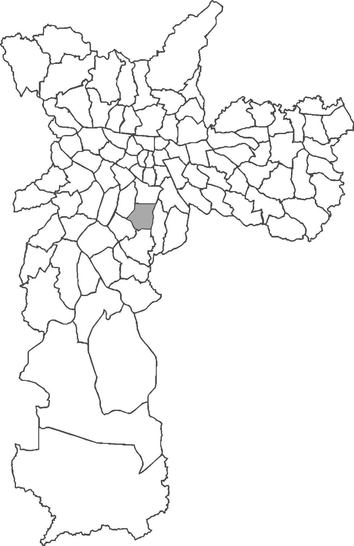 Mappa di distretto Saúde