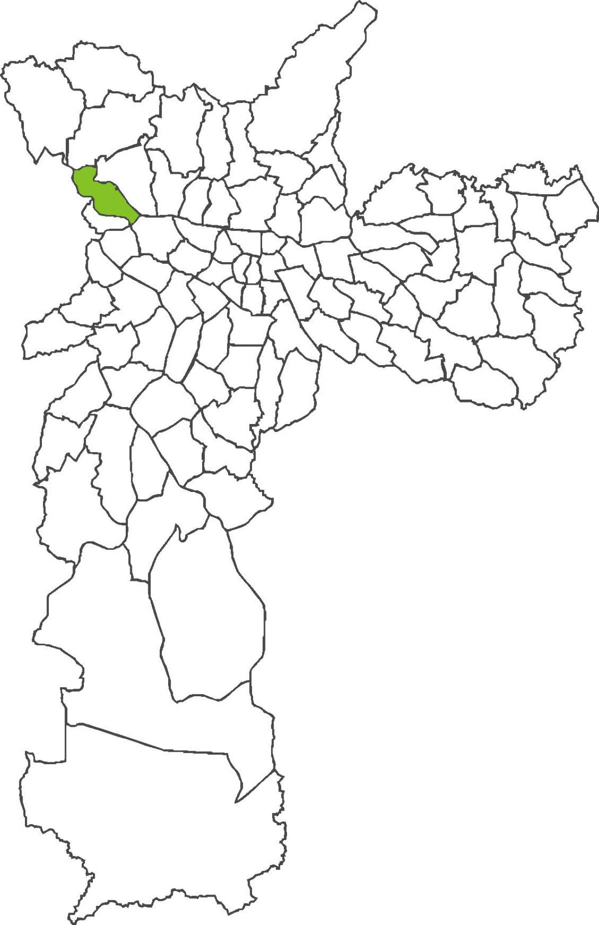 Mappa di São Domingos distretto