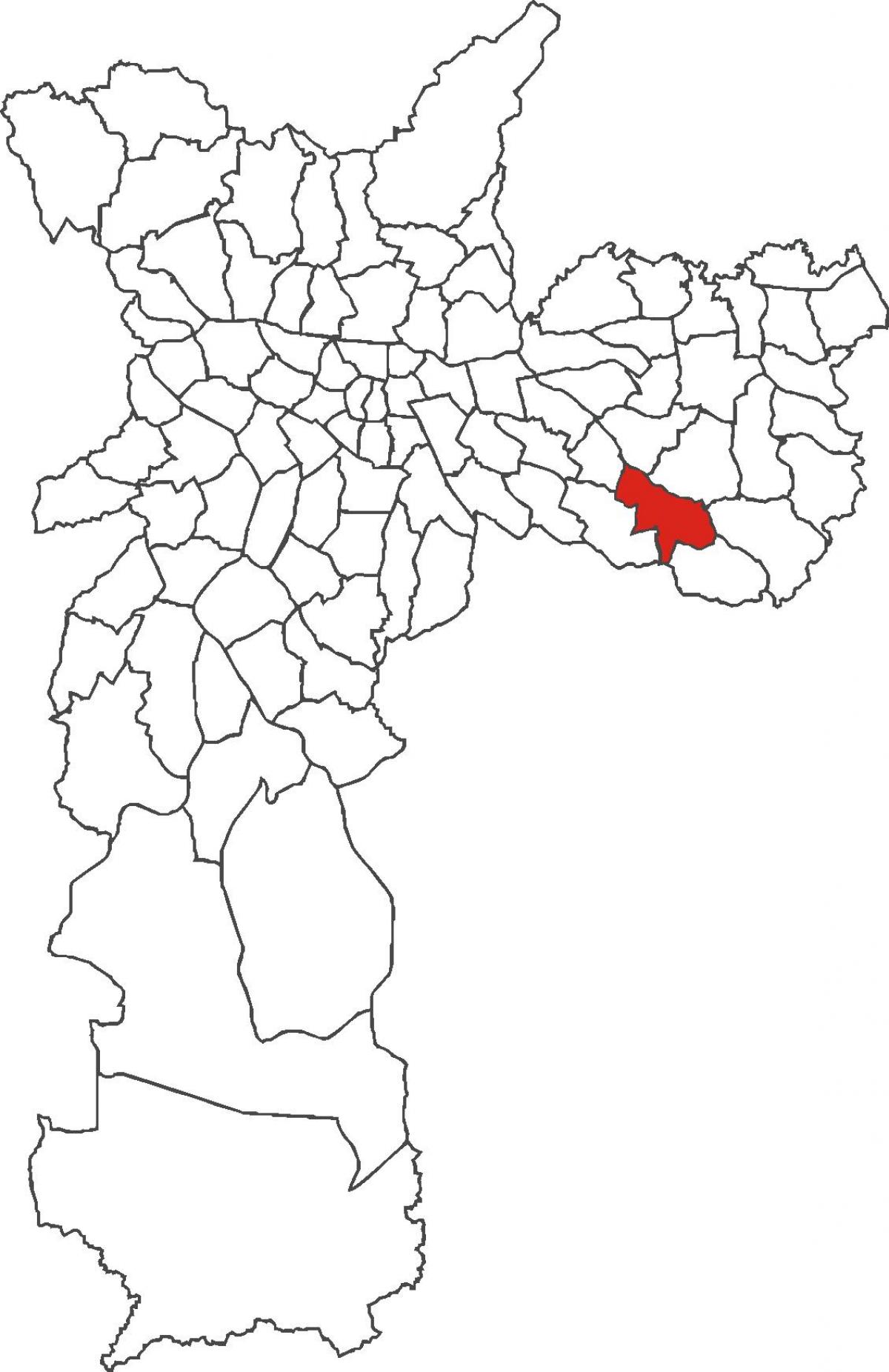 Mappa di São Mateus distretto