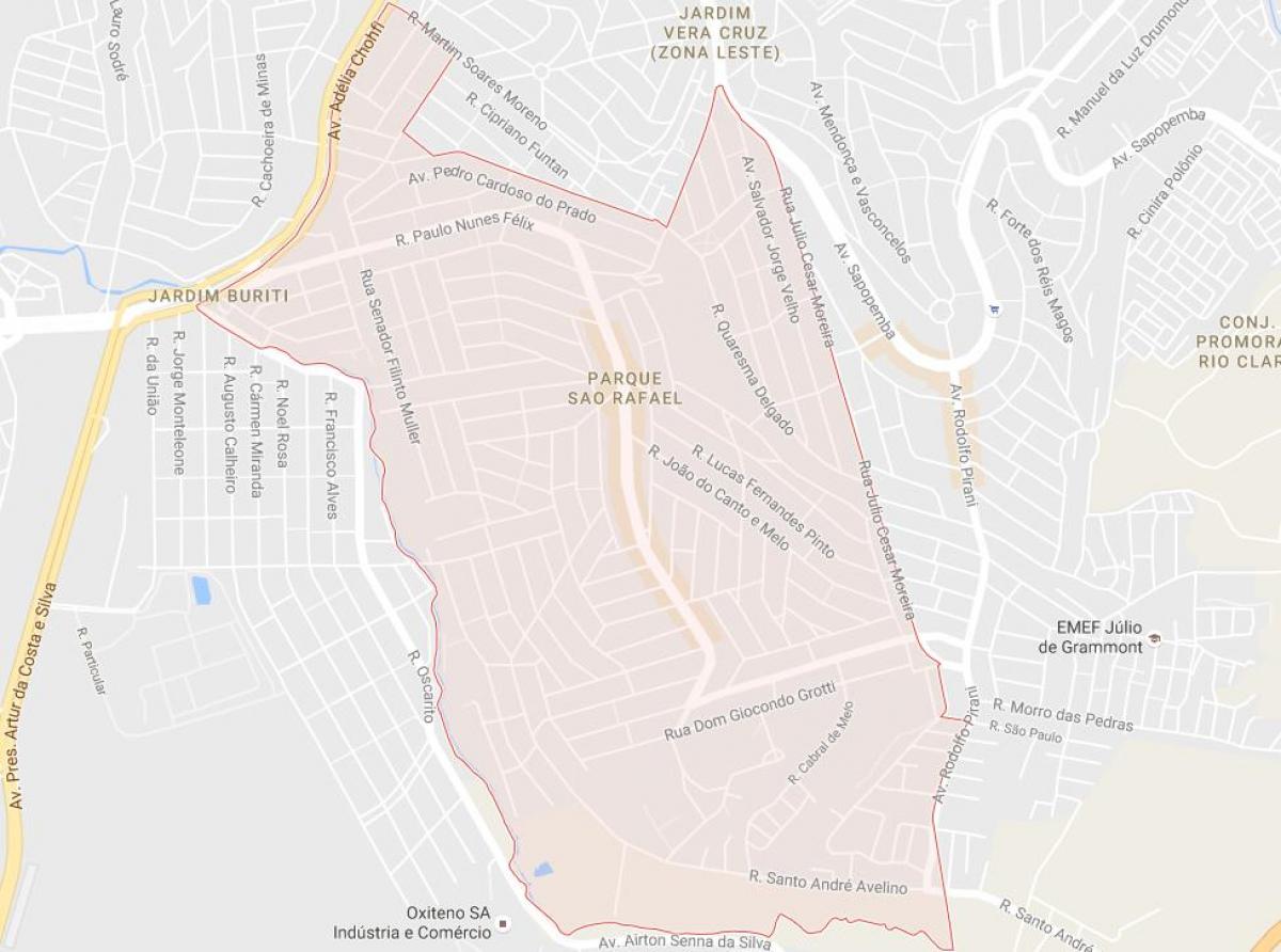 Mappa di São Rafael, São Paulo