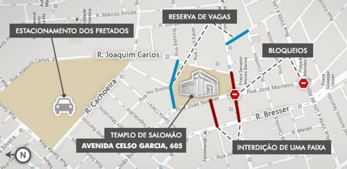 Mappa del Tempio di Salomone São Paulo