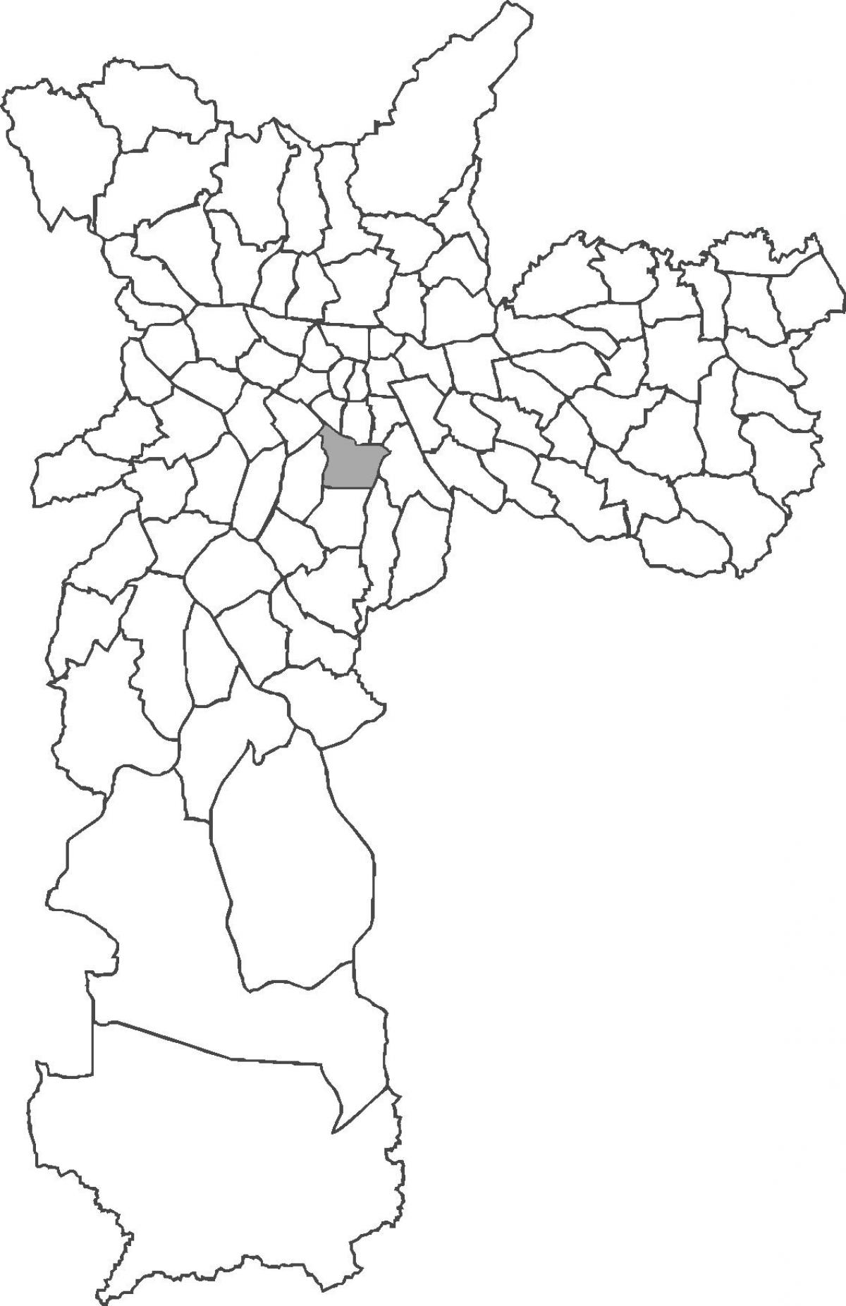 Mappa di distretto di Vila Mariana
