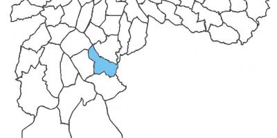 Mappa di Cidade p. ademar distretto