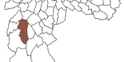 Mappa di Jardim São Luís distretto