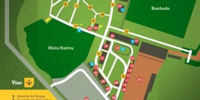 Mappa di Rodeio São Paulo parco