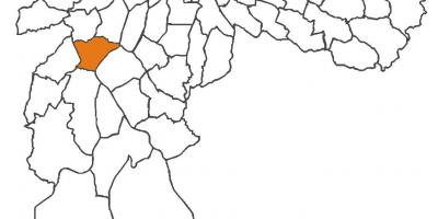 Mappa di Vila Andrade distretto