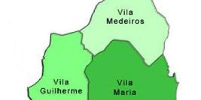 Mappa di Vila Maria sub-prefettura