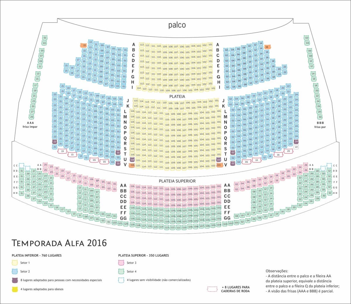 Mappa di Alfa São Paulo teatro