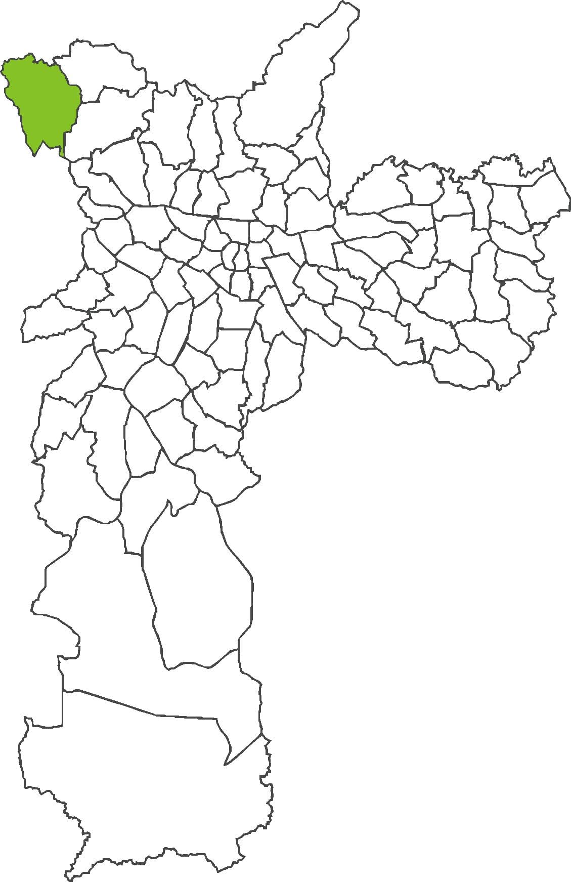 Mappa di distretto Anhangüera