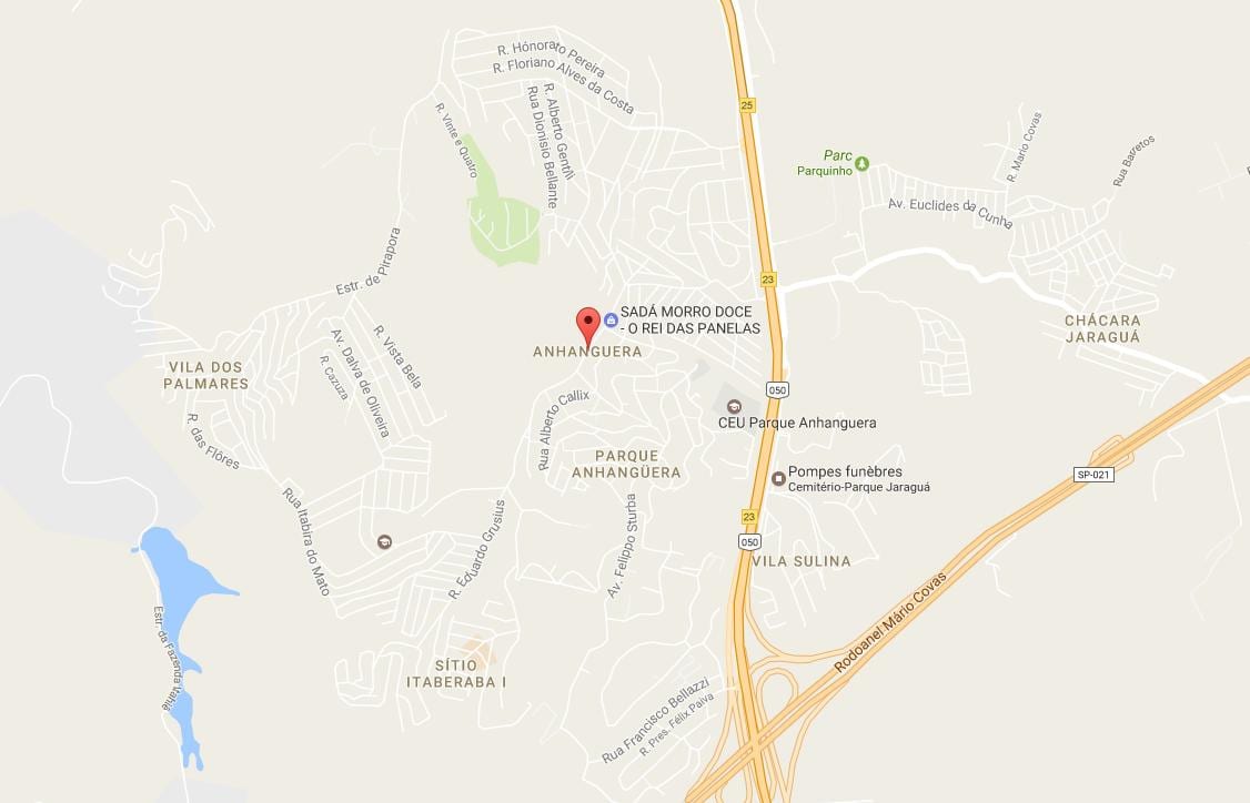 Mappa di Anhangüera São Paulo