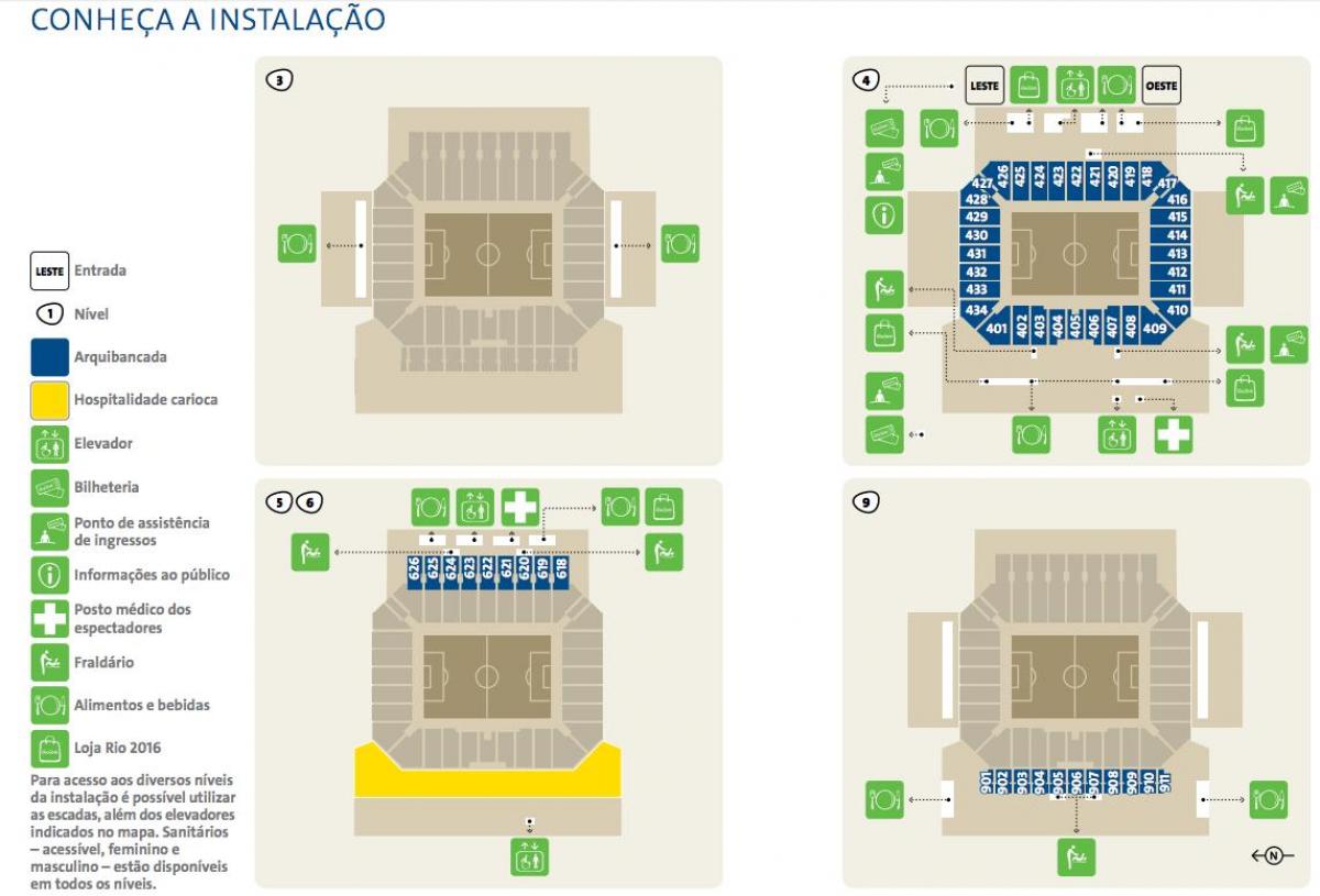 Mappa di Arena Corinthians