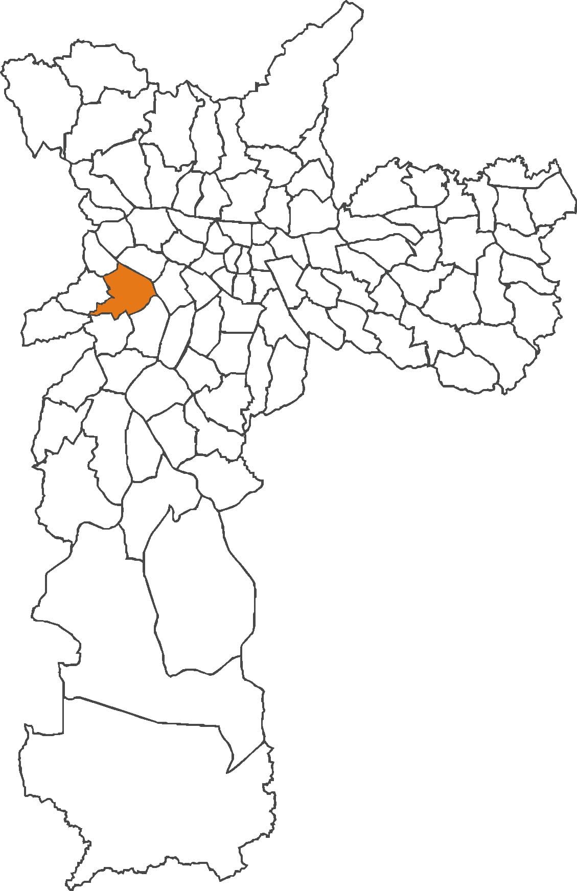 Mappa di distretto Butantã