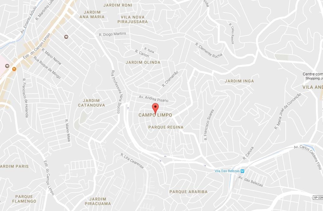 Mappa di Campo Limpo São Paulo