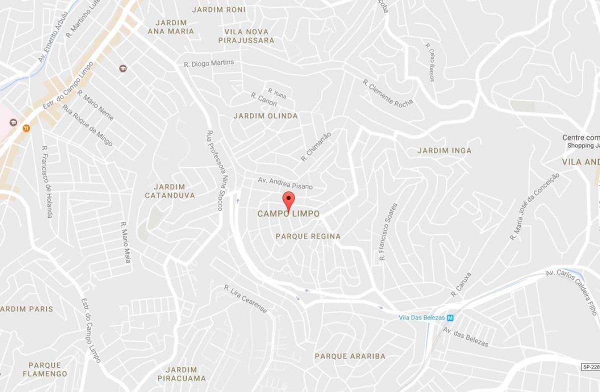 Mappa di Campo Limpo São Paulo