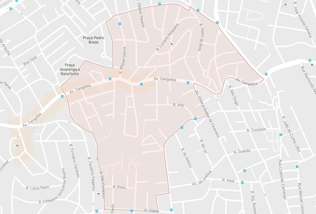 Mappa di Cangaíba São Paulo