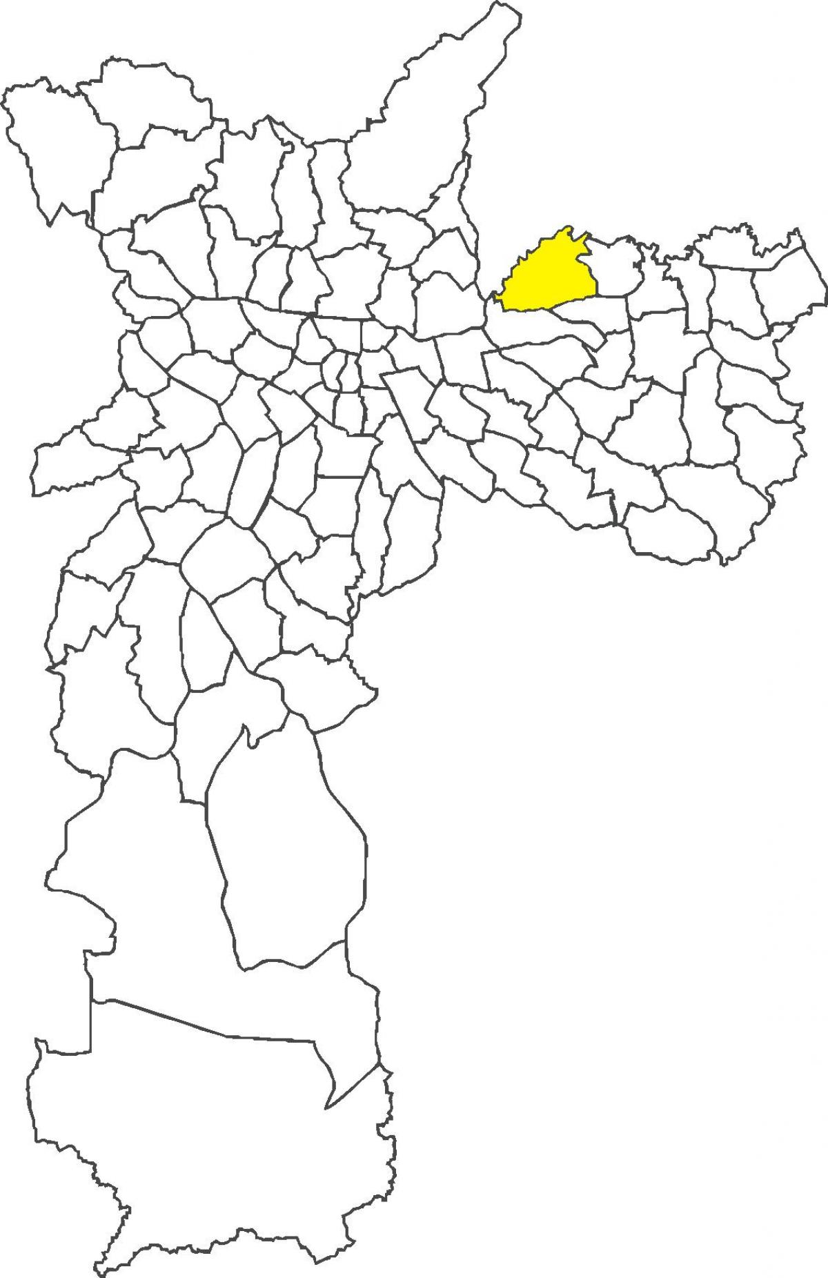Mappa di distretto Cangaíba