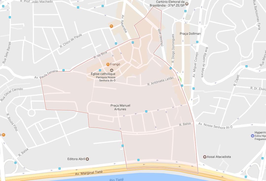 Mappa di Freguesia do Ó São Paulo
