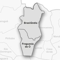 Mappa di Freguesia do Ó sub-prefettura