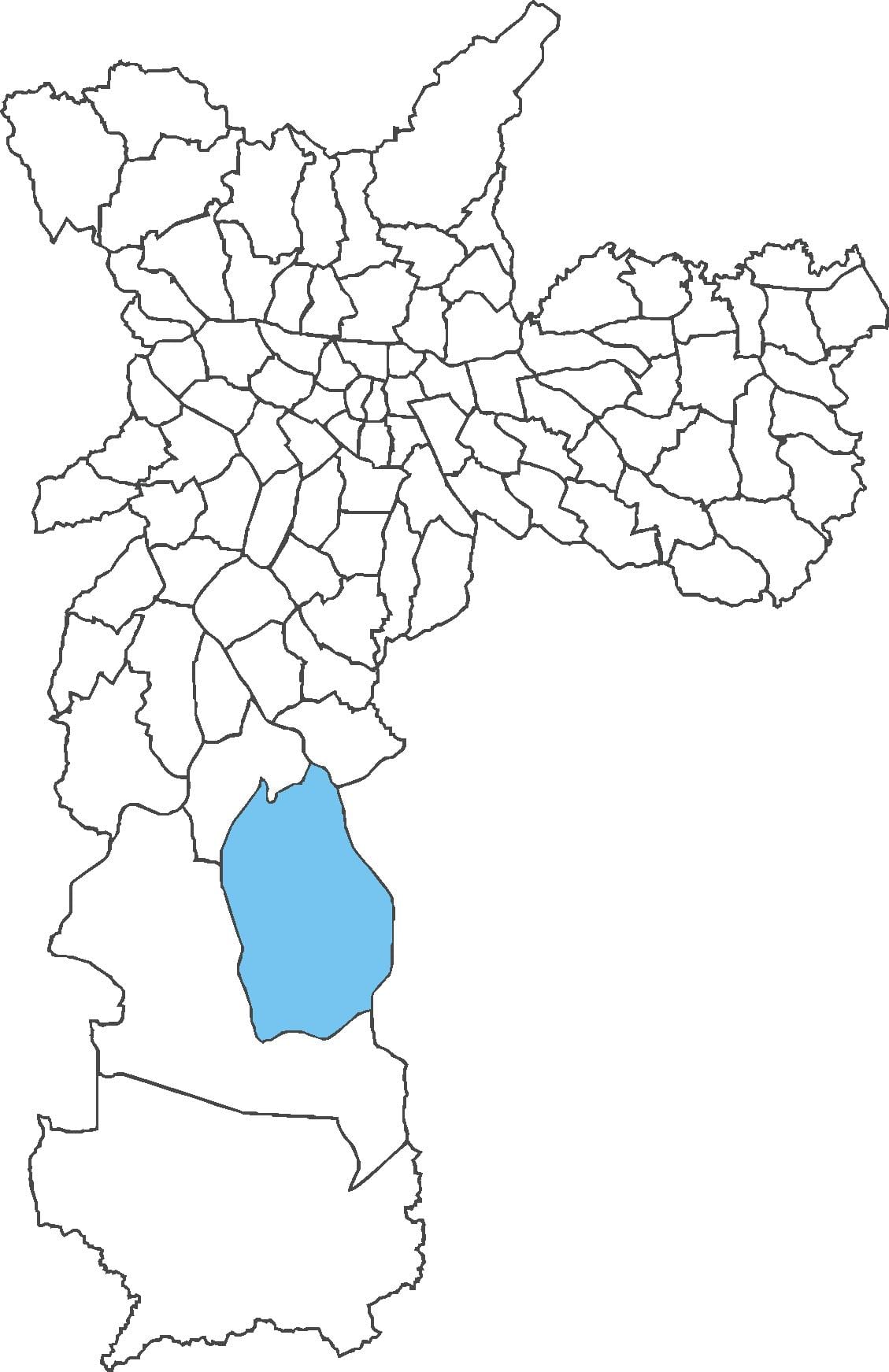 Mappa di distretto di Grajaú