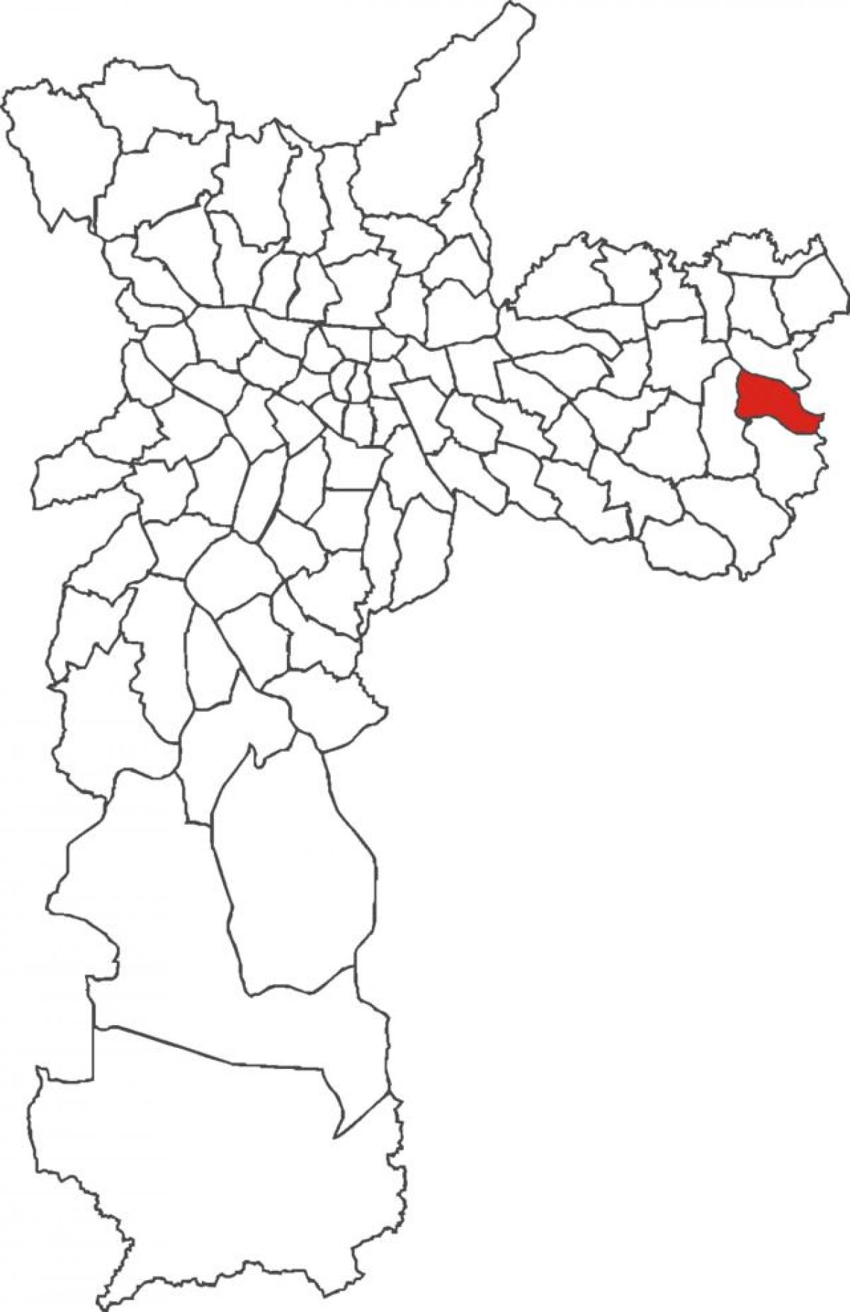 Mappa di distretto Guaianases