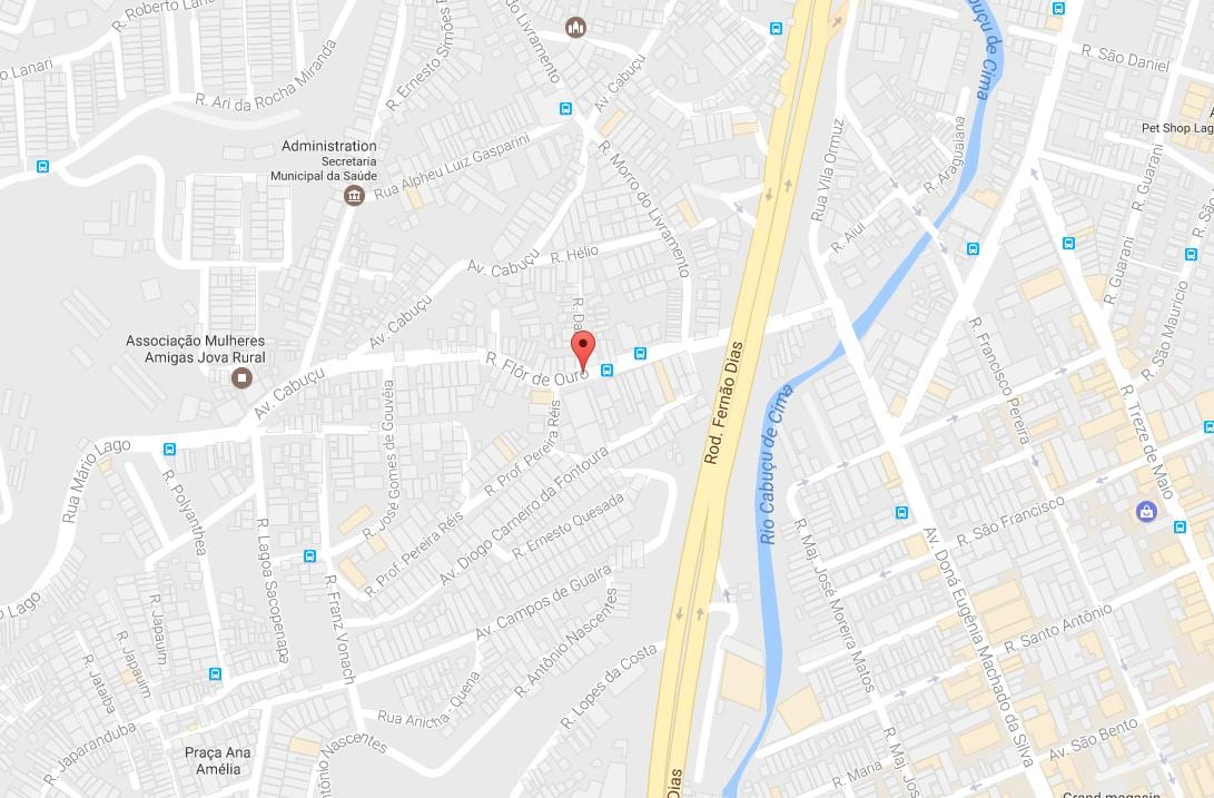 Mappa di Jaçanã São Paulo
