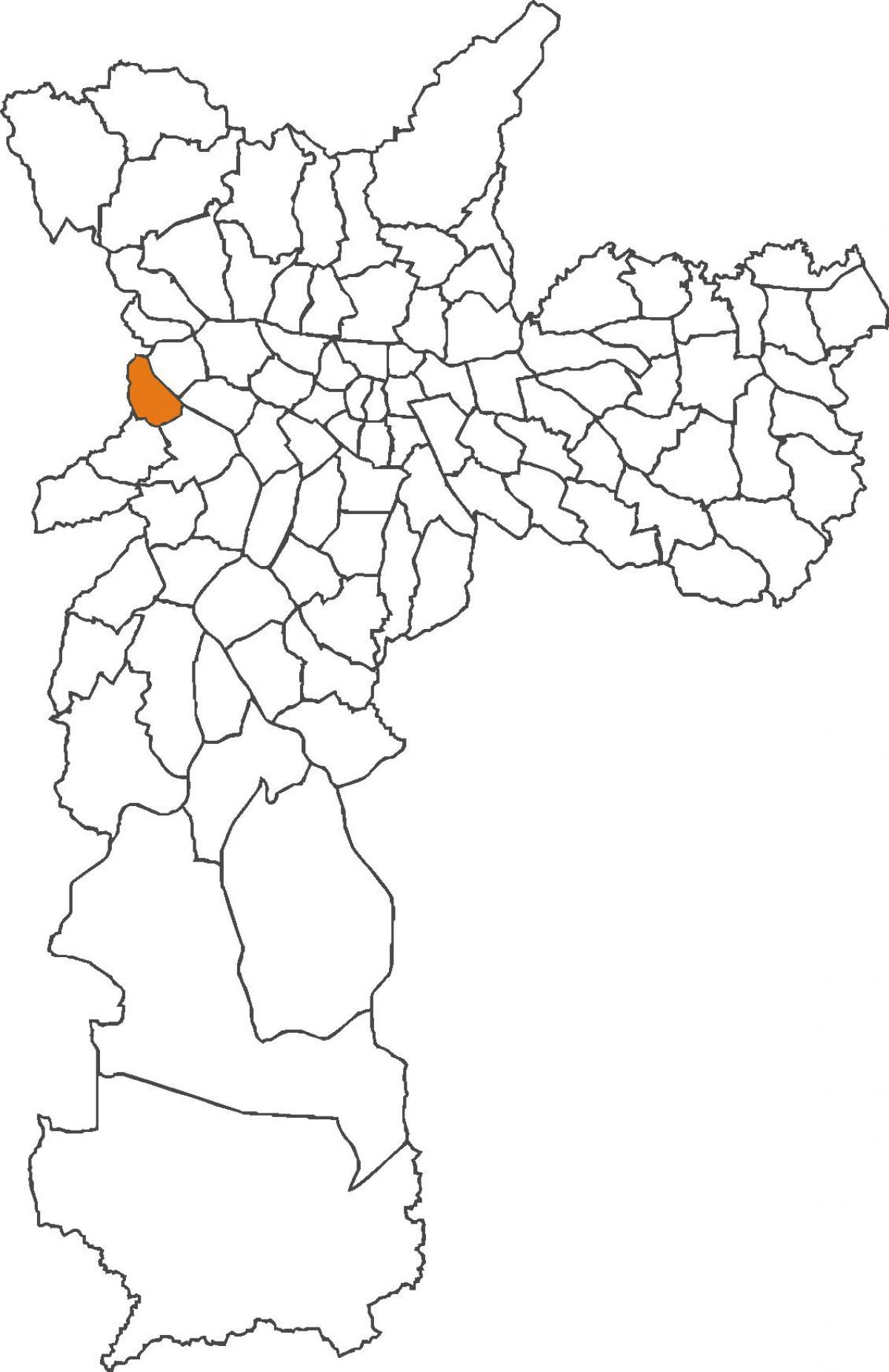 Mappa di distretto Jaguaré
