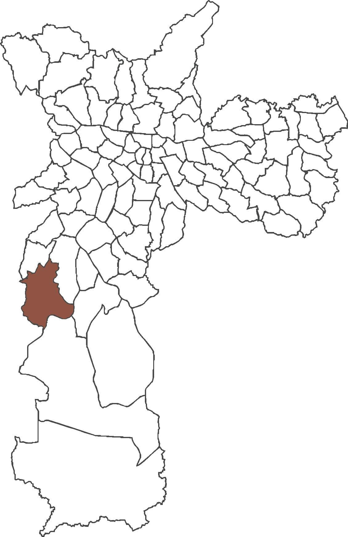 Mappa di Jardim Ângela distretto