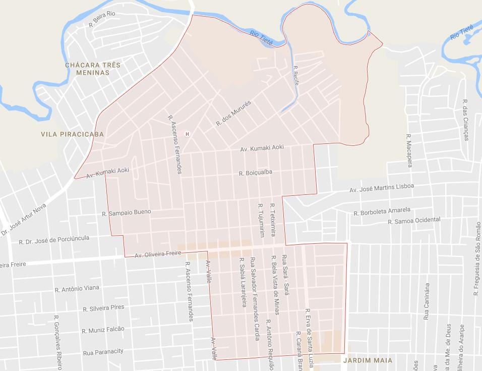 Mappa di Jardim Helena São Paulo