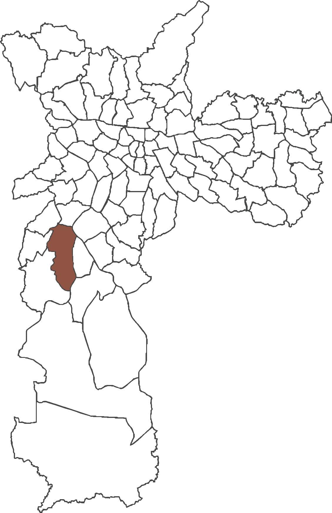 Mappa di Jardim São Luís distretto