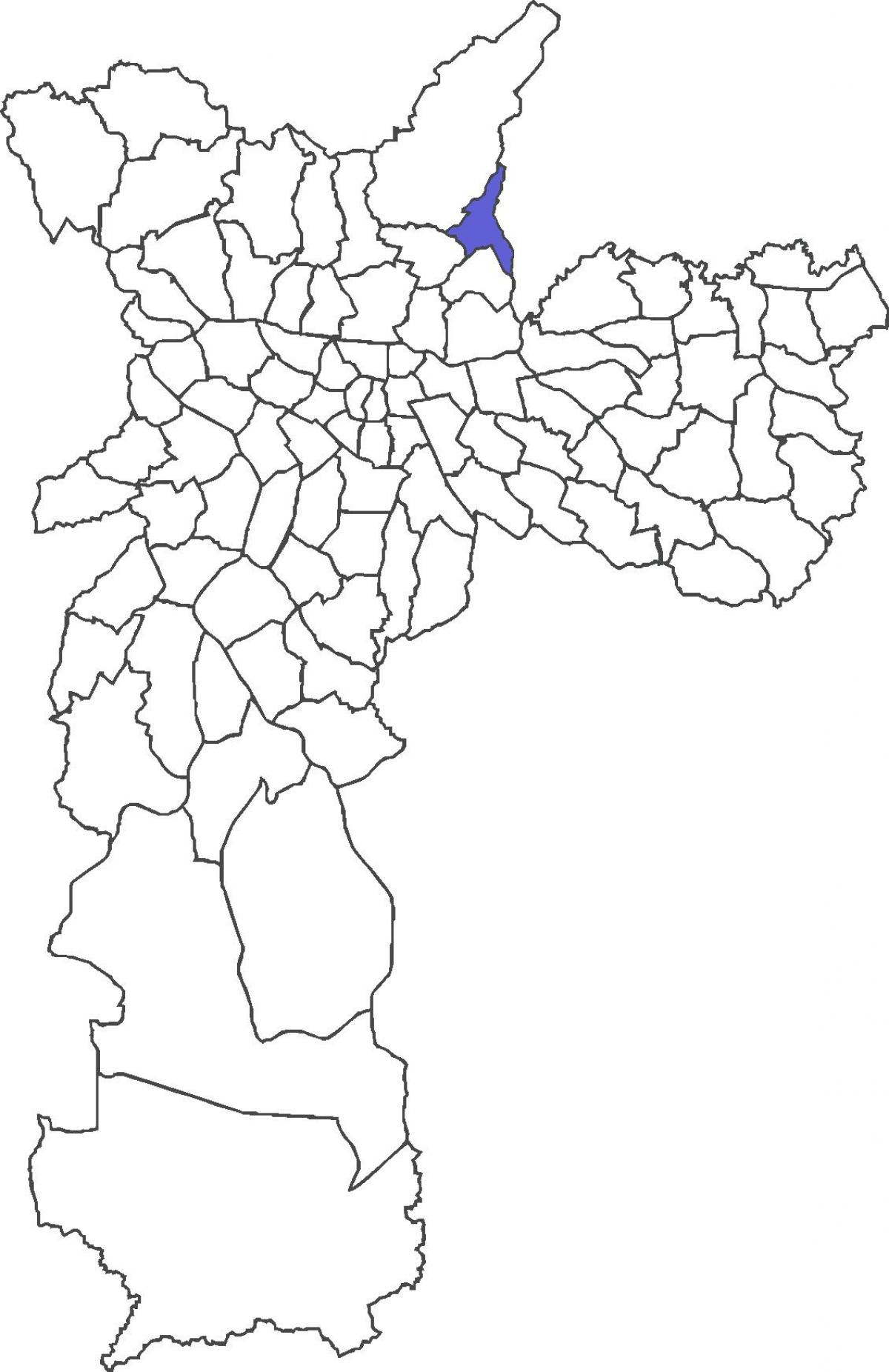 Mappa di distretto Jaçanã