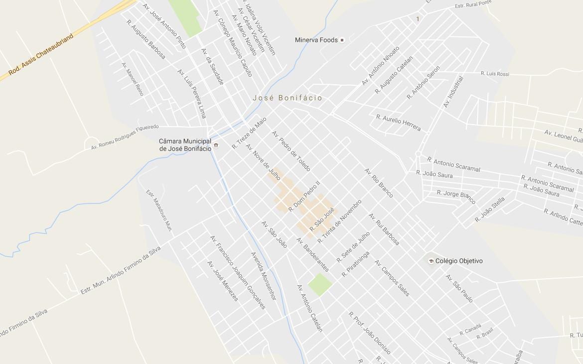 Mappa di José Bonifácio São Paulo