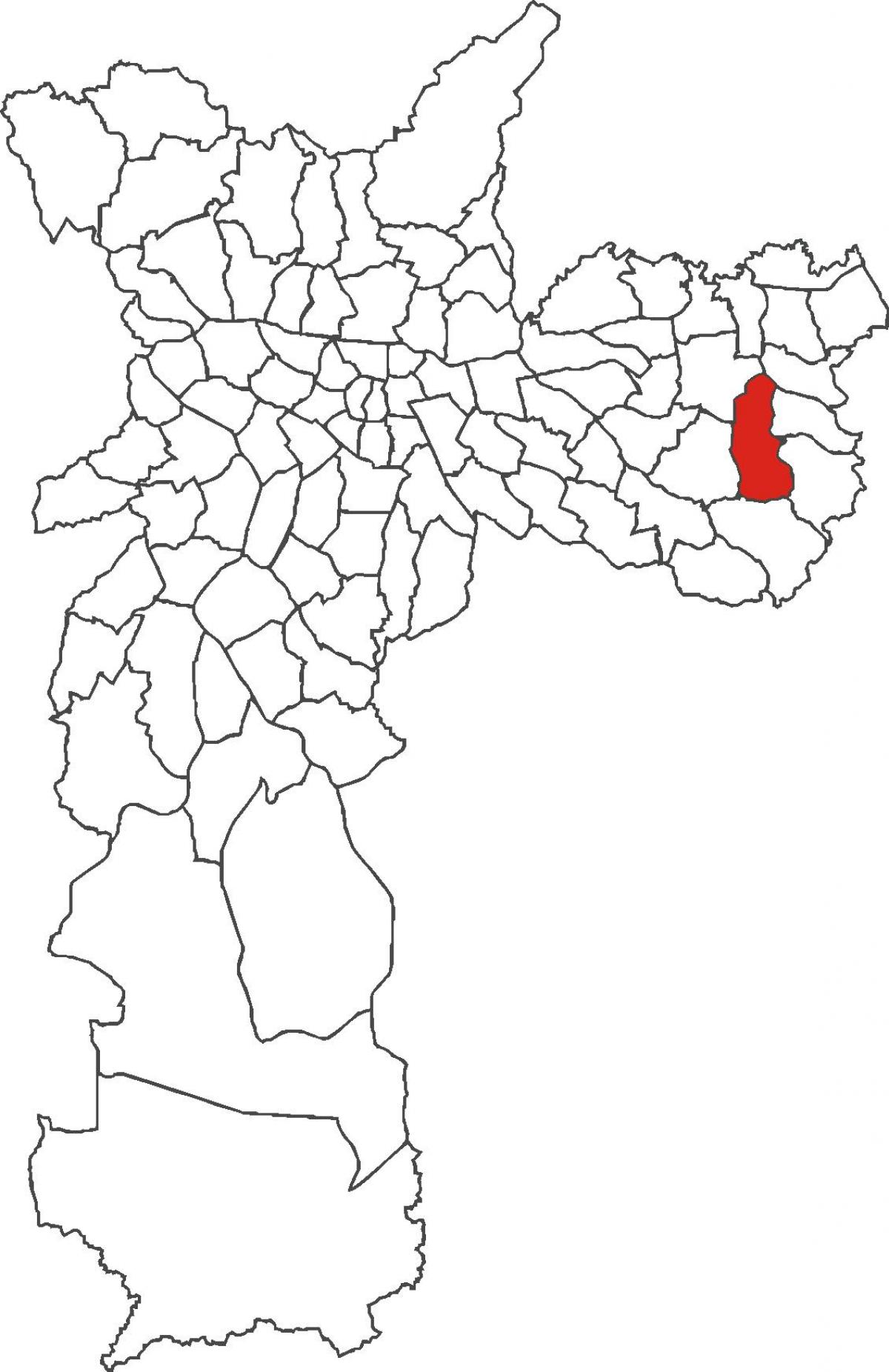 Mappa di José Bonifácio distretto