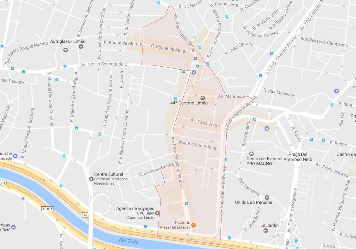 Mappa di Limão São Paulo