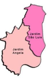 Mappa di M'Boi Mirim sub-prefettura