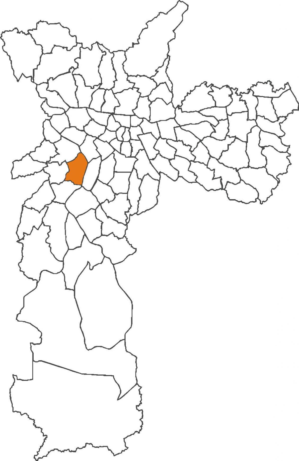 Mappa del quartiere di Morumbi