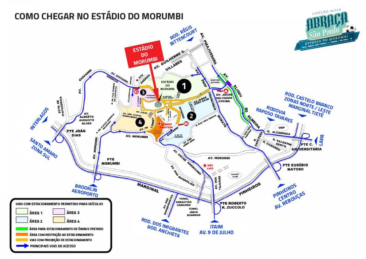 Mappa di Morumbi stadium