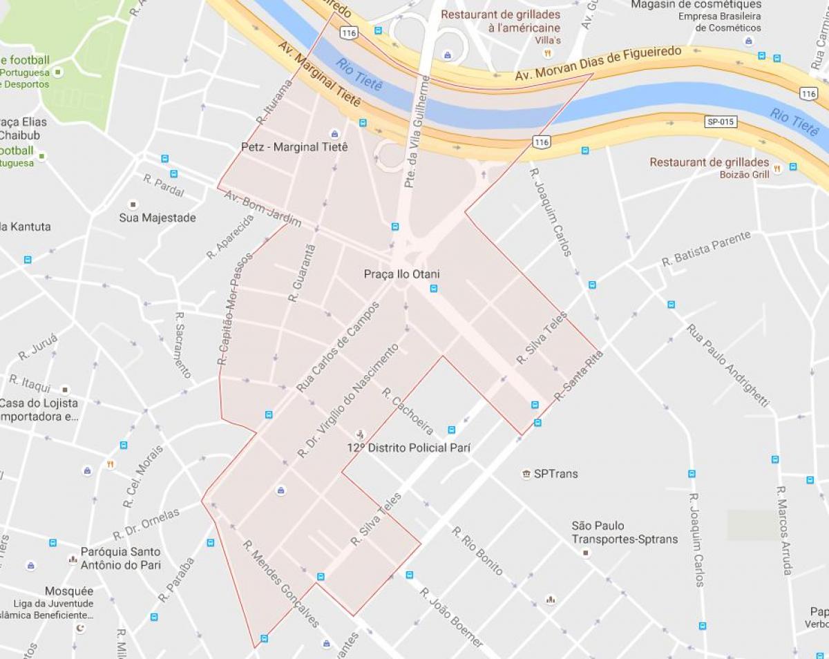 Mappa di Pari São Paulo