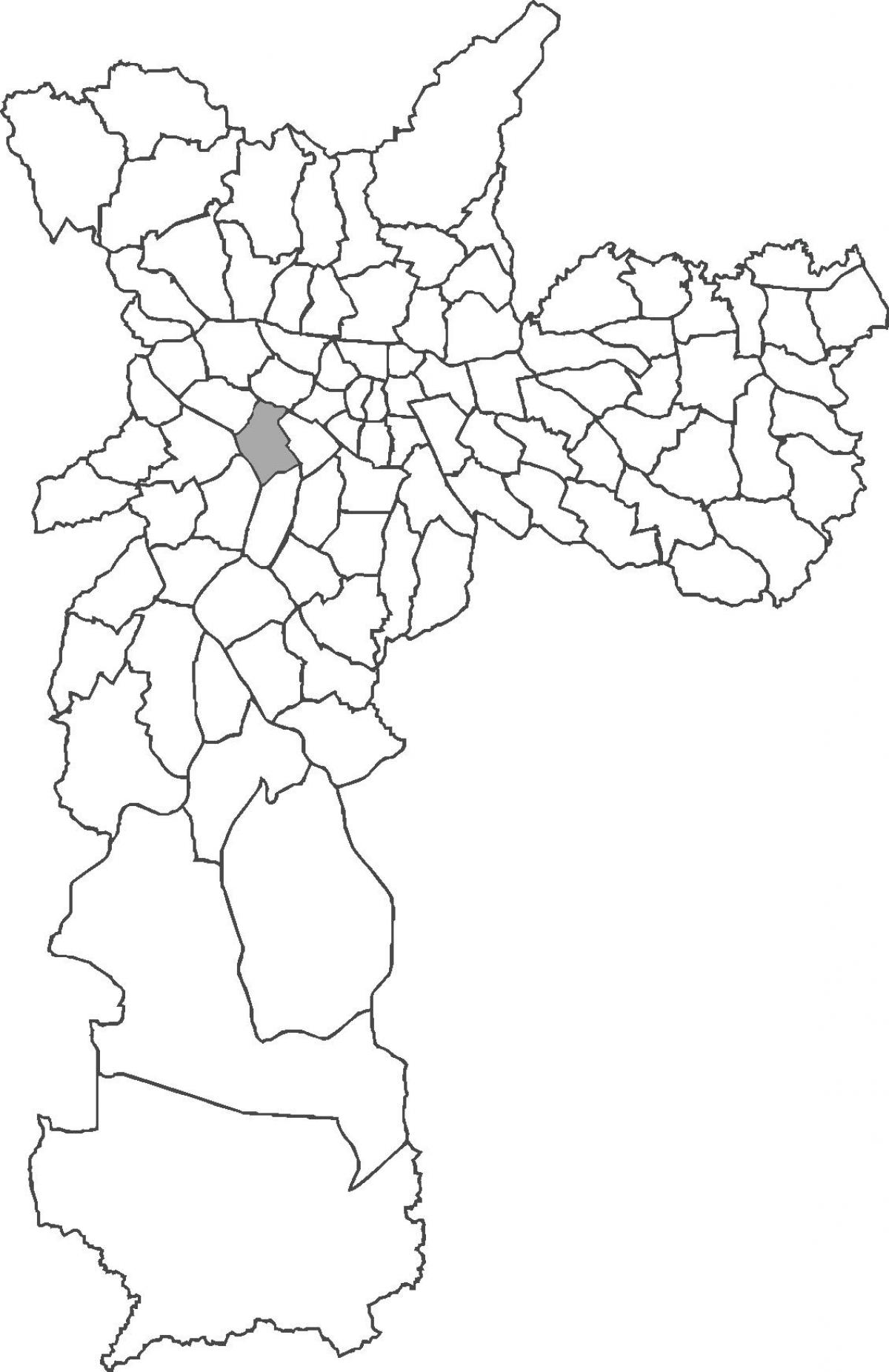 Mappa di Pinheiros