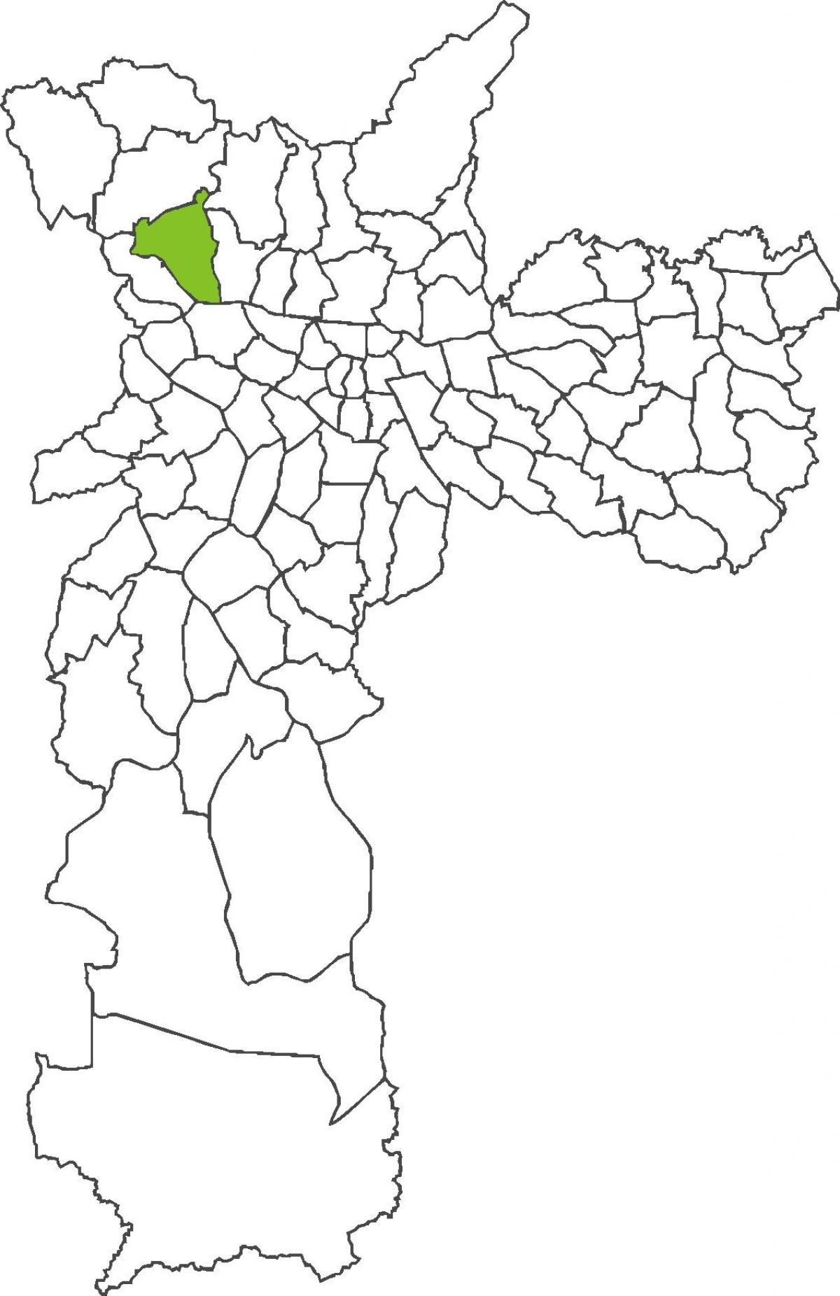 Mappa di distretto Pirituba