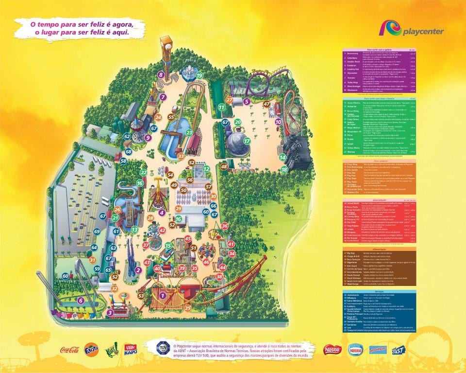 Mappa di PlayCenter di São Paulo