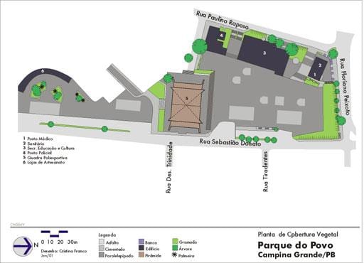 Mappa di Povo São Paulo Parco