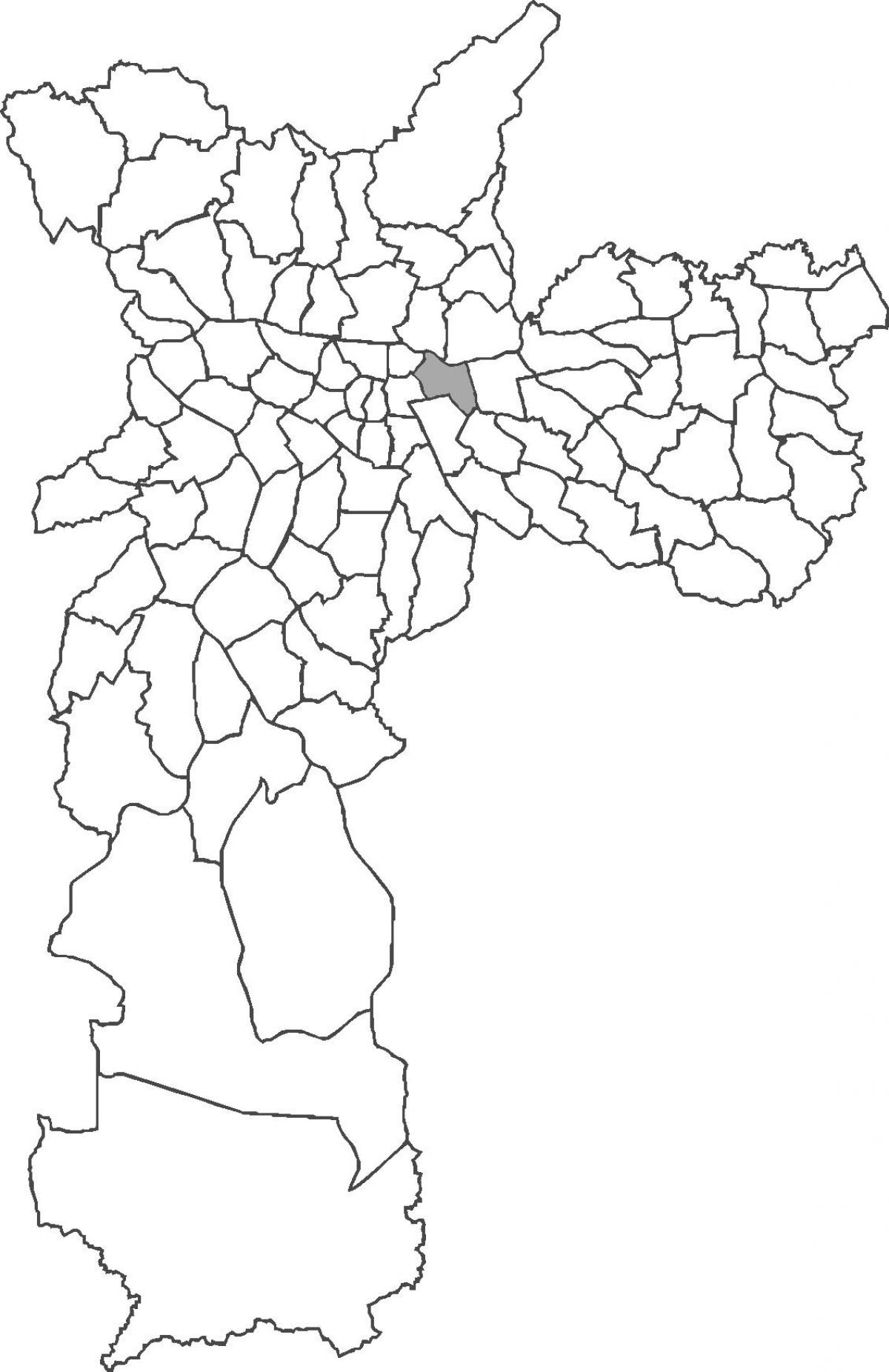 Mappa del quartiere di Belém